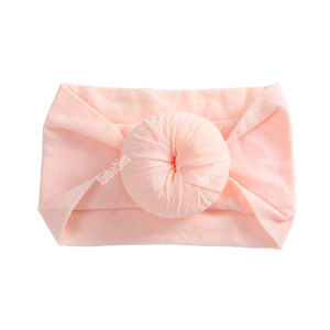 Baby Girl Nylon Turban Headwraps BowKnot Headbands Bow Turban hairband