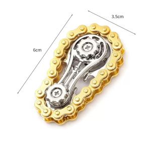 Đồ chơi spinner kim loại giảm stress hình xích xe đạp