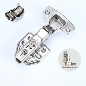 2 chiếc bản lề inox 304 có giảm chấn LAZYL