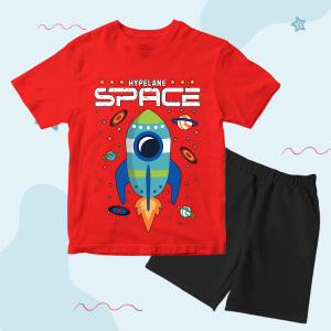 Baju Setelan Kaos Anak Laki Laki Karakter Roket Cowok Keren Umur 1 - 10 Tahun - Code8.id - DTF