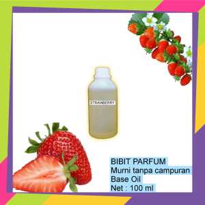 Bibit Parfum Murni Aroma Strawberry Kemasan 100ml Harga Grosir
