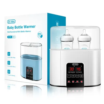 Dr.isla Penghangat botol susu dan ASISterilizer Botol Bayi BottleWarmer 4 in 1 Kapasitas tinggiBPA Free Baby Safe Sterilizer Dot BayiN30