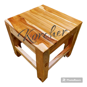 เก้าอี้ไม้สัก 30*30 ซม. ที่ บ้านไม้กอเฌอ เฟอร์นิเจอร์ จังหวัดแพร่