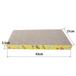 Pet Cat Scratcher Cat kitten Scratching Cardboard Corrugated Scratch Cardboard Toy Scratch Pad Pet toys