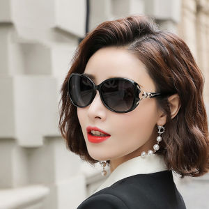 IMPALA PG102L Women Luxury Diamonds Sunglasses Real Polarized Lens 100% Anti UV Anti Glare High Quality TAC Lens with Box