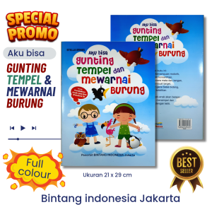 AKU BISA GUNTING TEMPEL & MEWARNAI
