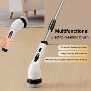 Rechargeable Electric Power Scrubber 10 in 1 Lightweight Cordless Cleaning Brush Set for Quick Bathroom Kitchen Deep Cleaning