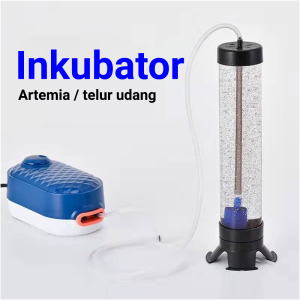 Inkubator telur udang air laut artemia peralatan inkubasi larva udang