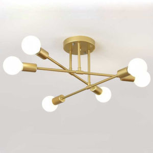 YHLAMP Modern Nordic Ceiling Light Vintage Chandelier Creative Home Lighting Ceiling Light for Living & Dining Room Bedroom Chandelier Ceiling Lights Modern Design