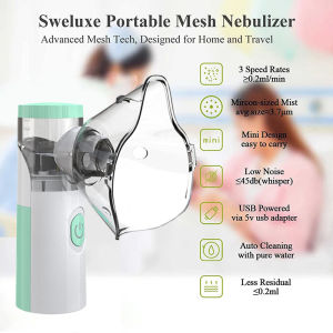 MELEDE Battery Type Nebulizer Portable Nebulizer Machine for Asthma for Baby for Adult Medical Ultrasonic Atomization Nebulizer