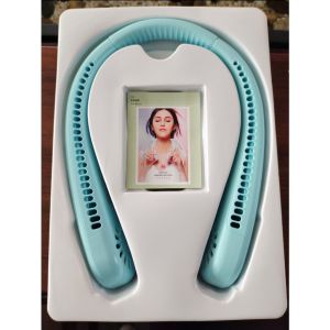 COD Kipas angin mini isi ulang yang dipasang di leher usb/portabel/siswa/tanpa daun/musim panas