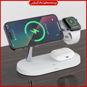 3 in 1 Wireless Charger Stand for IPhone 15 14 13 12 Pro Max Airpods Pro 2 3 Apple Watch Apple Wireless Charging Station