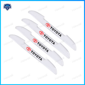 4 Miếng Dán Thanh Bảo Vệ Chống Va Chạm Viền Cửa Xe Miếng Bảo Vệ Silicon Bảo Vệ Bên Phía Sau Cho Toyota