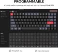 Original Keychron K3 Pro Wireless Mechanical Keyboard Low Profile Keyboard 75% Layout QMK/VIA Support  Bluetooth/Wired  Compatible with Mac Windows Linux. 