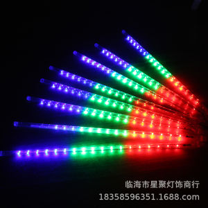 50cm 8Tubes LED meteor shower curtain rain christmas lightswaterproof tubes.