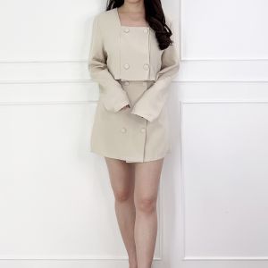 SV 6463 - Bellani Set | Silvervogue | Set Atasan dan Rok Wedges Pakaian Wanita