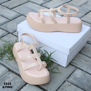 Sandal Karet/Jelly Gladiator Import Premium (J) Import W2255 Sandal Wanita  Karet Kekinian (+Box) Import