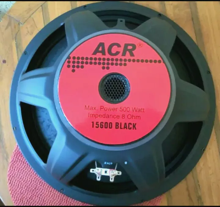speaker acr 15 inch 15600 black 500 watt ohm original Lazada