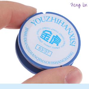 🔥🔥🔥fenglin 1PC Solder Wire Tin Lead 0.8mm Width 1.7m Length 2% 13g Flux Reel Welding Line solder for soldering