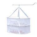Clothes Drying Net Drying Basket Windproof Drying Basket Foldable Polyester Underwear Drying Net Household Supplies. 