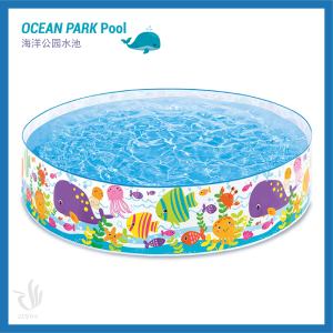 INTEX Ocean Childrens Swimming Pool Toy Baby Swimming Pool Mainan Kolam Renang Budak Mandi 56452 海洋硬胶水池儿童游泳池