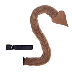 1/2Pcs Yak Ears and Tail Set Animal Yak Costume Set Yak Ears Headband Yak Tail Halloween Cosplay Costumes for Boys Girls