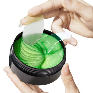 FATAZEN 60pcs Golden Gel Pads For Dark Circle Hydrogel Crystal 24K Gold Collagen Korean Organic Eye Mask Under Eye Patch