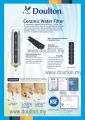 Doulton® BioTect Ultra SI 2505 Drinking Ceramic Water Filter Cartridge  - Anti Scale. 