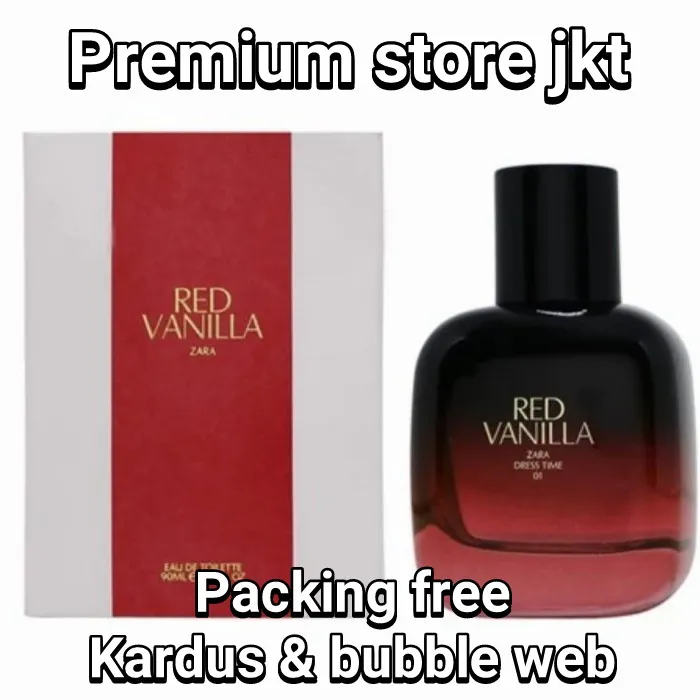 Bottle Red Vanilla Zara 200ml Zara Red Vanilla Perfume Zara Parfum