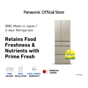 Panasonic NR-F603GT-NS Premium Made in Japan MIJ 6-Door Refrigerator