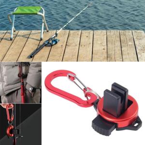 Nhỏ gọn cần câu Clip với 360 độ xoay cần câu gấp cần câu chủ cho rebaiting hoặc buộc lures với có thể gập lại