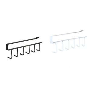 Multipurpose Wall Hanging Organizers with 6 Hook Home Accessory for Kitchen Supplies Mug and Cup Storage Solution