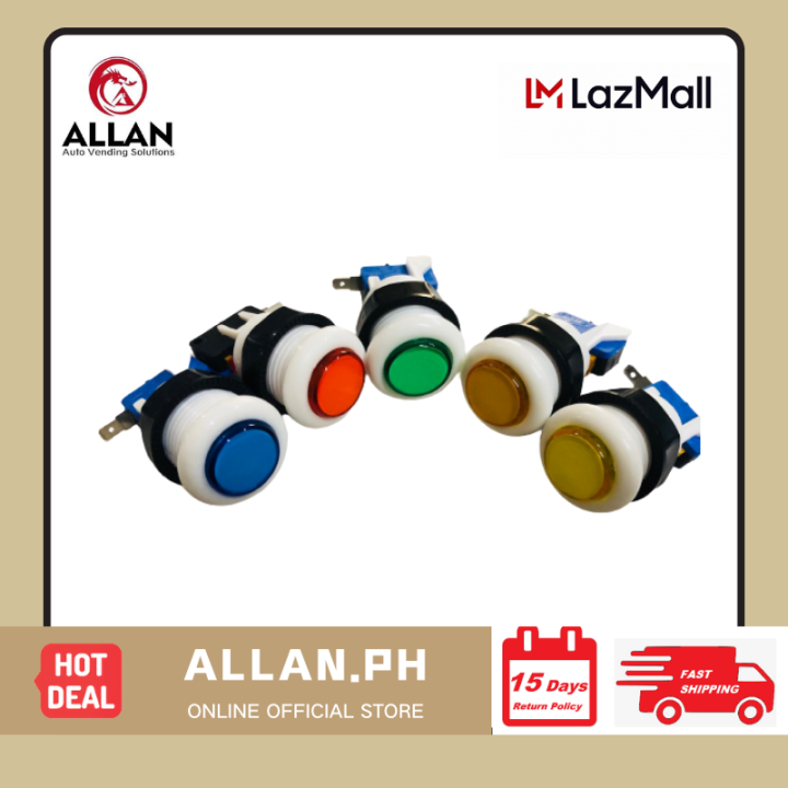 10 Set Allan Push Button With Micro Switch For Videoke Set/Karaoke ...