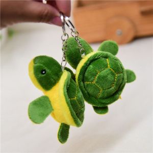 R3LRW0X Personality Bag Decoration Sea Turtle Cartoon Design Children Toy Gifts Bag Pendant Tortoise Pendant Women Key Holder Plush Key Chain Korean Style Key Buckle
