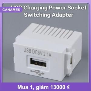 【CANAMEK】 Điện thoại di động sạc Bảng điều chỉnh USB Power Module 220V Ổ cắm 5V biến áp 2.1A USB sạc điện Ổ cắm chuyển đổi bộ chuyển đổi