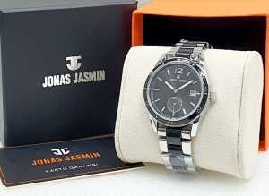 Jam Tangan Wanita Original Jonas Jasmin 2218 Analog Rantai Stainless Steel Model Terbaru Mewah Fashion Cewek Kekinian Keren Elegan