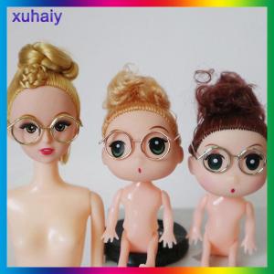 xuhaiy บ้านตุ๊กตาแว่นตาจิ๋ว3.5ซม. โมเดล DIY สำหรับเด็กเล่นสมมติของตกแต่งของเล่น