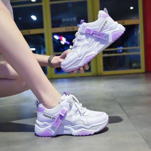 Sepatu Kets Sneakers Wanita Fashion Korea Style Remaja Dewasa Putih Kombinasi 5 Warna JINTU WANWO Sport Shoes Terbaru Kekinian