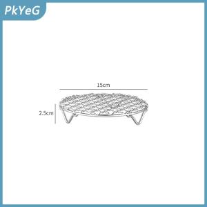 PkYeG Vòng Nồi chiên không khí giá với chân Stackable lưới nướng giá thép không gỉ chống ăn mòn cho nhà bếp lò hấp nồi