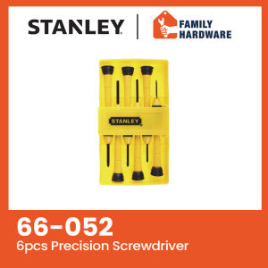 STANLEY 66-052 66052 6PCS PRECISION SCREWDRIVER SET