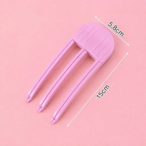 Set 3 lược cài phồng chân tóc mái 3 răng kẹp tạo kiểu tóc mái tự nhiên nhỏ gọn tiện lợi