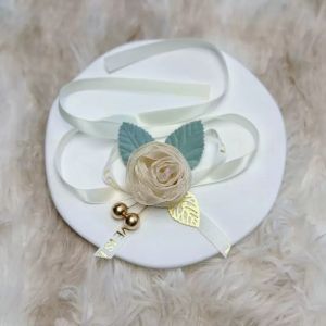 ดอกไม้ข้อมือเพื่อนเจ้าสาว สายรัดข้อมือลายดอกกุหลาบแสนโรแมนติก สร้อยข้อมือเพื่อนเจ้าสาวสุดประณีต แฟชั่น