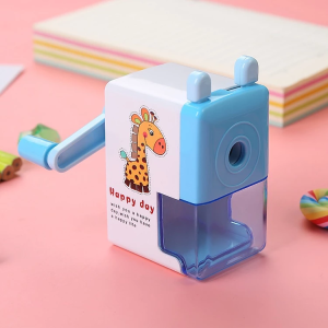 Estation - [ Ready ] Rautan Serutan Pensil Putar Gaya Kartun Sharpener Rautan Meja 3 Warna
