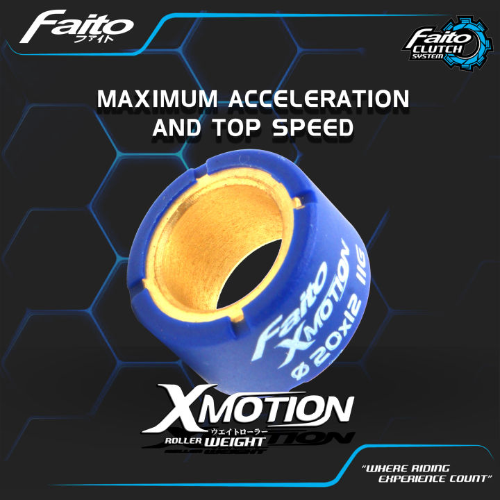 FAITO%20X-MOTION%20CLUTCH%20ROLLER%20BUSH%20VESPA%2019MMX17MM%20(FLYBALL%206PCS)%20-%20Image%205