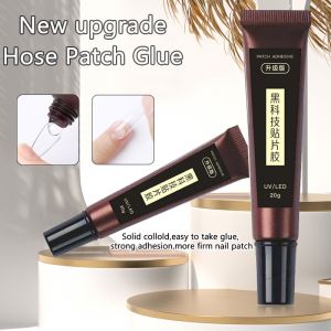 Nail Fake Nail Tips Extension Adhesive Glue Transparent Nail Acrylic UV Gel Art Design Fast Drying for Fake Nail Tips Extension Adhesive Transparent Acrylic Fast Drying Salon Home DIY Manicure Tool