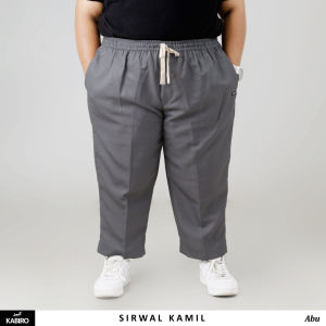 CELANA PANJANG SIRWAL /PANGSI/LAA ISBAL ANKLE PANTS PRIA DEWASA BIG SIZE BAHAN GABARDINE