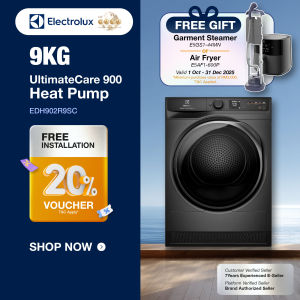 [𝐅𝐫𝐞𝐞 𝐈𝐧𝐬𝐭𝐚𝐥𝐥𝐚𝐭𝐢𝐨𝐧] Electrolux UltimateCare 900 heat pump dryer (9kg) EDH902R9SC