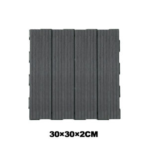 [SG Seller] 30*30*2CM Decking Tiles Home DIY Floorings Garden Outdoor Bathroom Balcony Artificial Wood Tiles