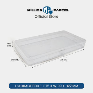 Transparent Plastic Storage Box | Multi-compartment Box | Thread Storage Box | Stationery Box | Jewelry Storage Box