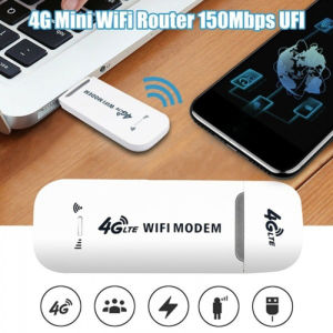 Portable 4G LTE Car WIFI Router Hotspot 150Mbps Wireless USB Dongle Mobile Broadband Modem SIM Card Unlocked เราเตอร์ใส่ซิม